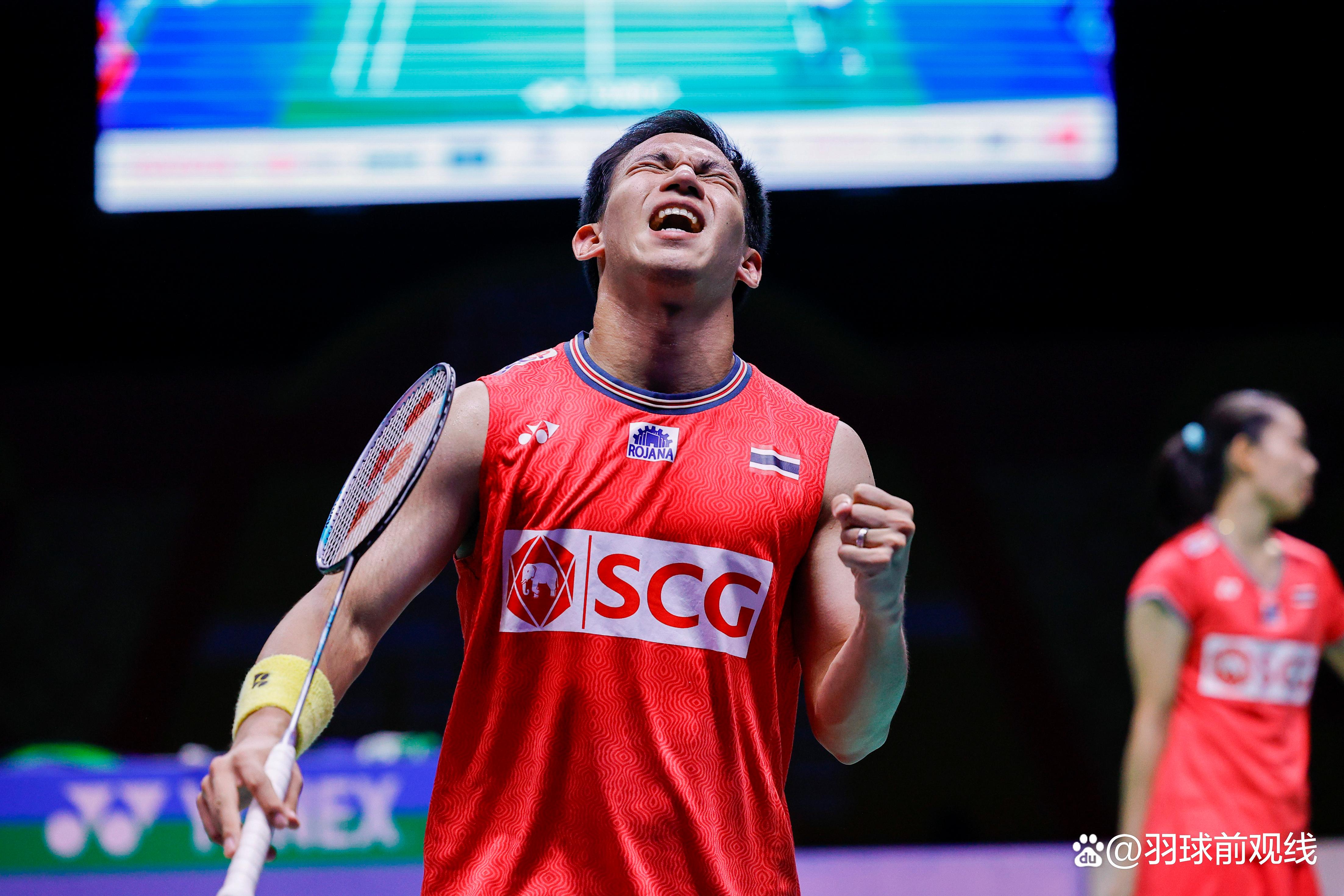 泰国选手在羽毛球比赛中实现逆袭